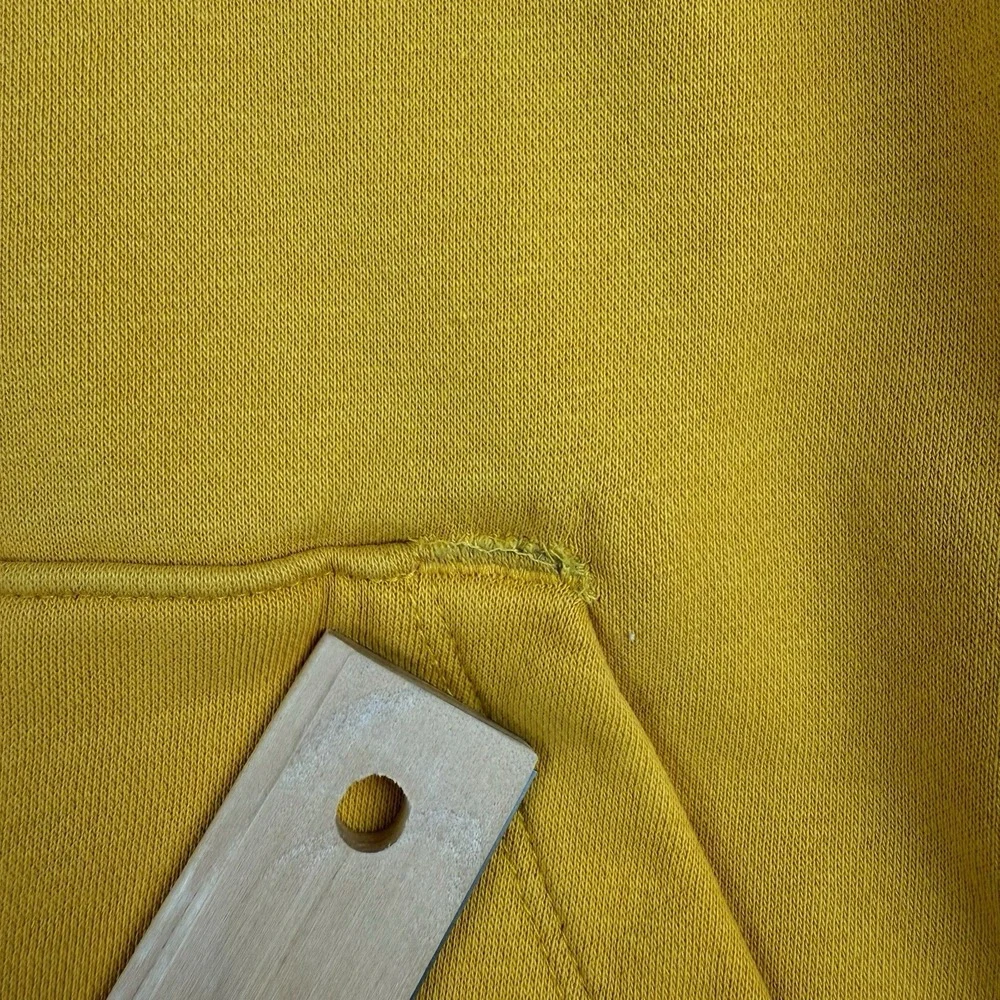 Jordan Yellow Hoodie‎ Mens S Graphic Pullover Jumpman Logo Rope Drawstring